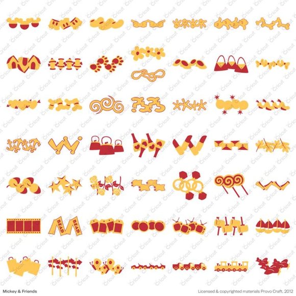 Cricut Disney MICKEY AND FRIENDS shapes - Picture 6 of 16